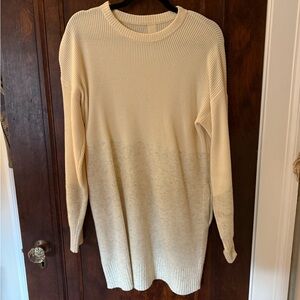 lululemon athletica Two-Tone Cream Cardigan